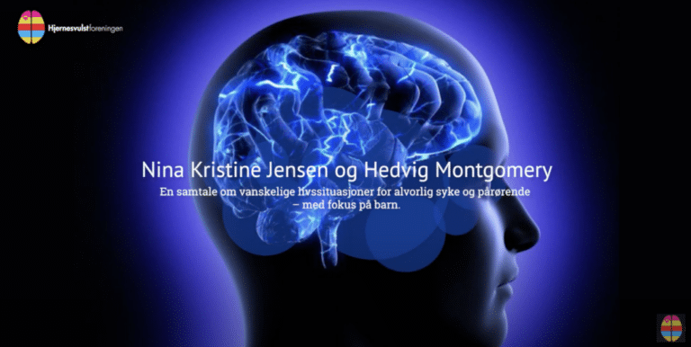 Psykolog Hedvig Montgomery og Nina Jensen i samtale om vanskelige livssituasjoner